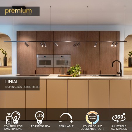 Foco LED carril Mox Linial Smart 48V. (10W)