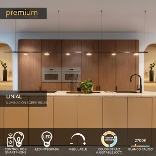 Foco LED carril Fixxt Linial Smart 48V. (8W)