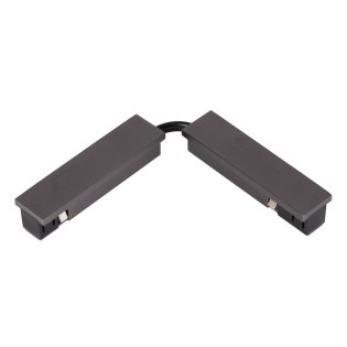 Conector flexible para carril Linial Cromo negro