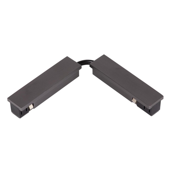 Conector flexible para carril Linial Cromo negro