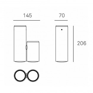 Plafón Kronn (2 Luces)