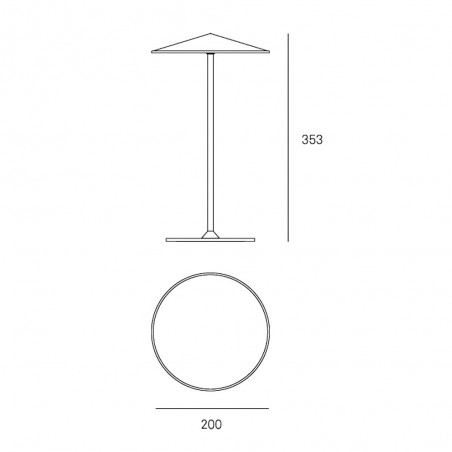 Sobremesa Pant.Metal.Blanco Pla