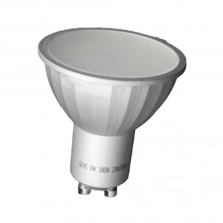 Bombilla LED Dicroica GU10 Luz fría (6W)