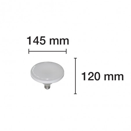 Bombilla LED reflectora R145 E27 luz fría (15W)