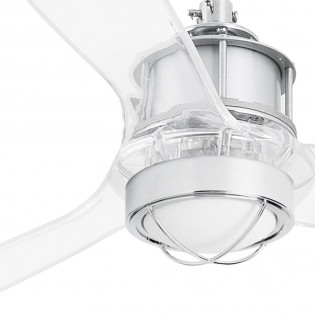 Kit de luz cromo para ventiladores Faro