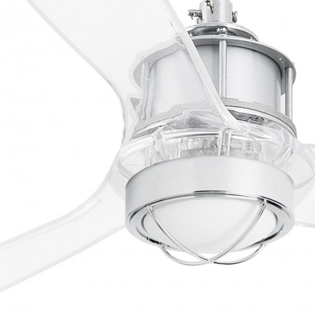 Kit de luz cromo para ventiladores Faro