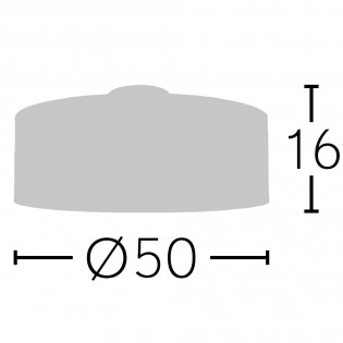 Plafón de techo Nicole (4 luces)