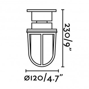 Plafon/sobremuro exterior Mauren