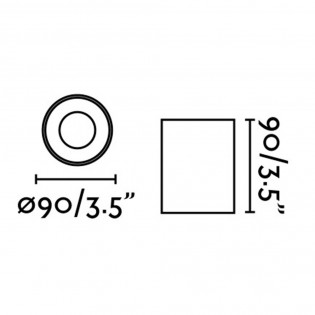 Plafon exterior LED Goz (8W)