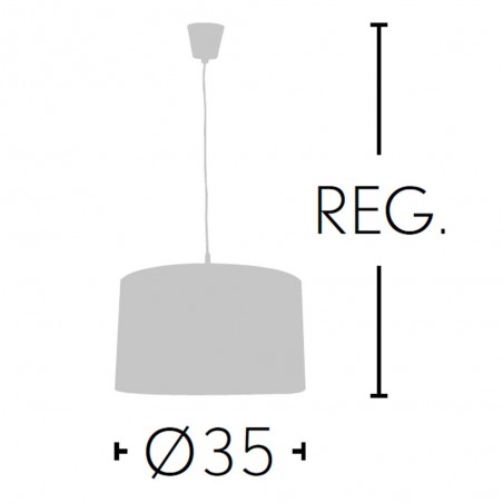 Lámpara de techo Lacito