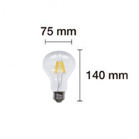 Bombilla LED decorativa E27 (10W)