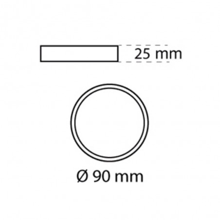 Plafón LED Kaju (8W)