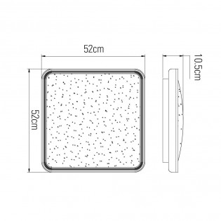 Plafón LED Gloss III (40W)