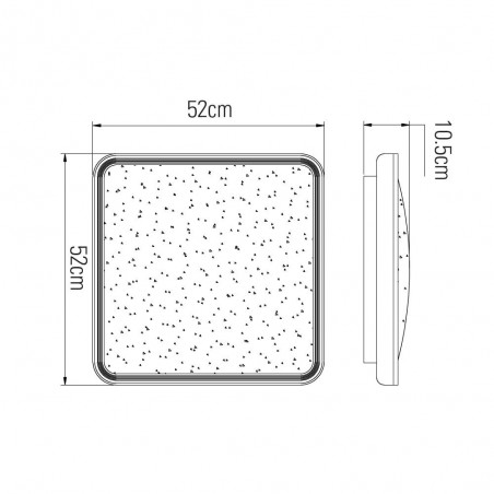 Plafón LED Gloss III (40W)