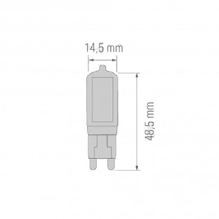 Blíster 3xg9 LED (2.5W)