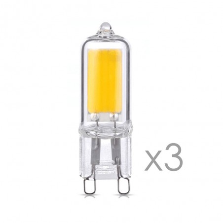 Blíster 3xg9 LED (2.5W)