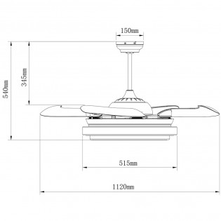 Ventilador de techo