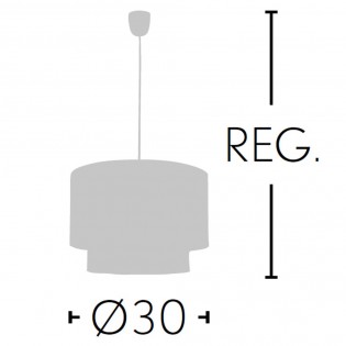 Lámpara de techo Corazones