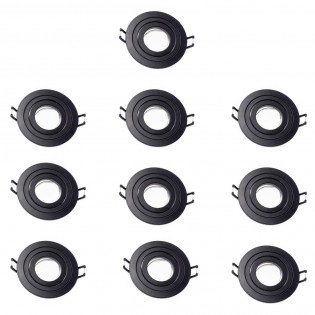 Pack 10 CLASSIC redondo negro