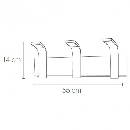 Aplique Addagio (3 luces)