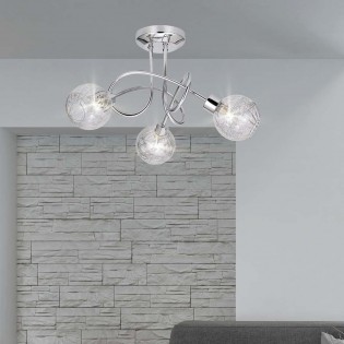 Lámpara para techo de 3 luces