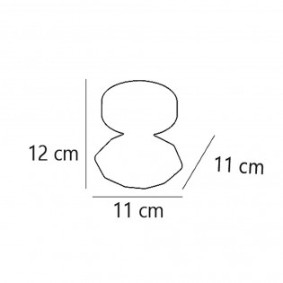 Plafón Chic de cristal