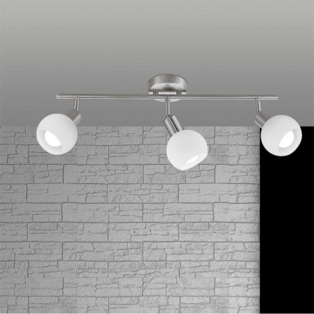Regleta Opal acabado cuero (3 luces)