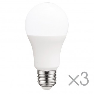 Pack 3 Bombillas LED E27 estándar 10 W (Luz neutra)