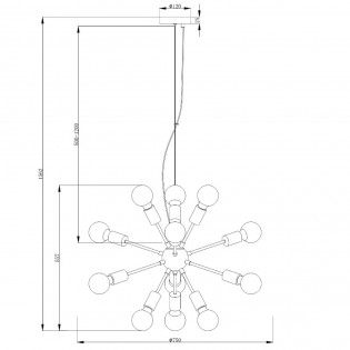 Lámpara de techo Jackson
