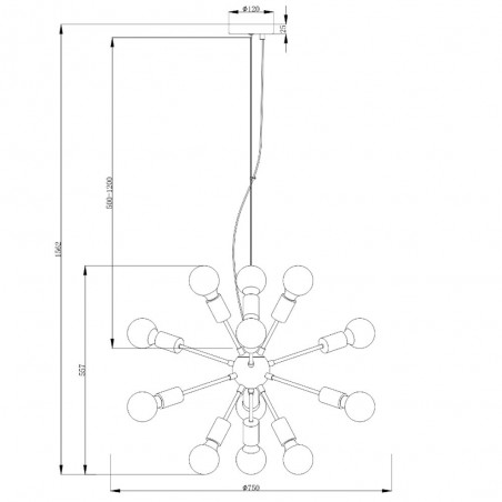 Lámpara de techo Jackson