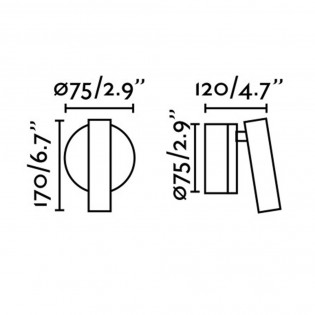 Aplique LED Boc (3W)