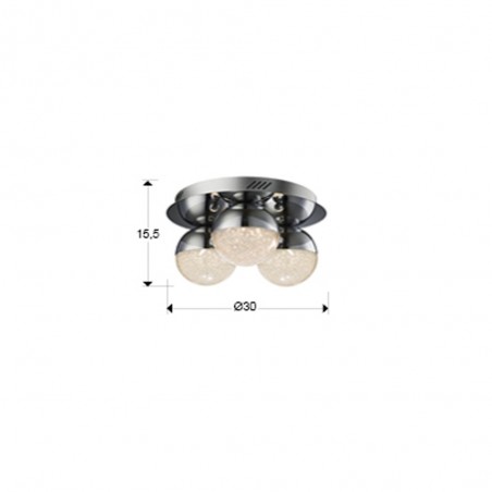 Plafón Sphere LED regulable (14,4W)