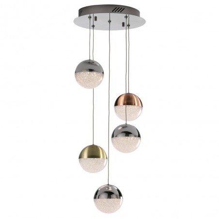 Lámpara colgante LED Sphere (5 luces)