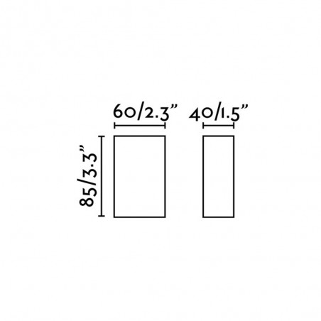 Aplique de exterior LED Canon (4W)