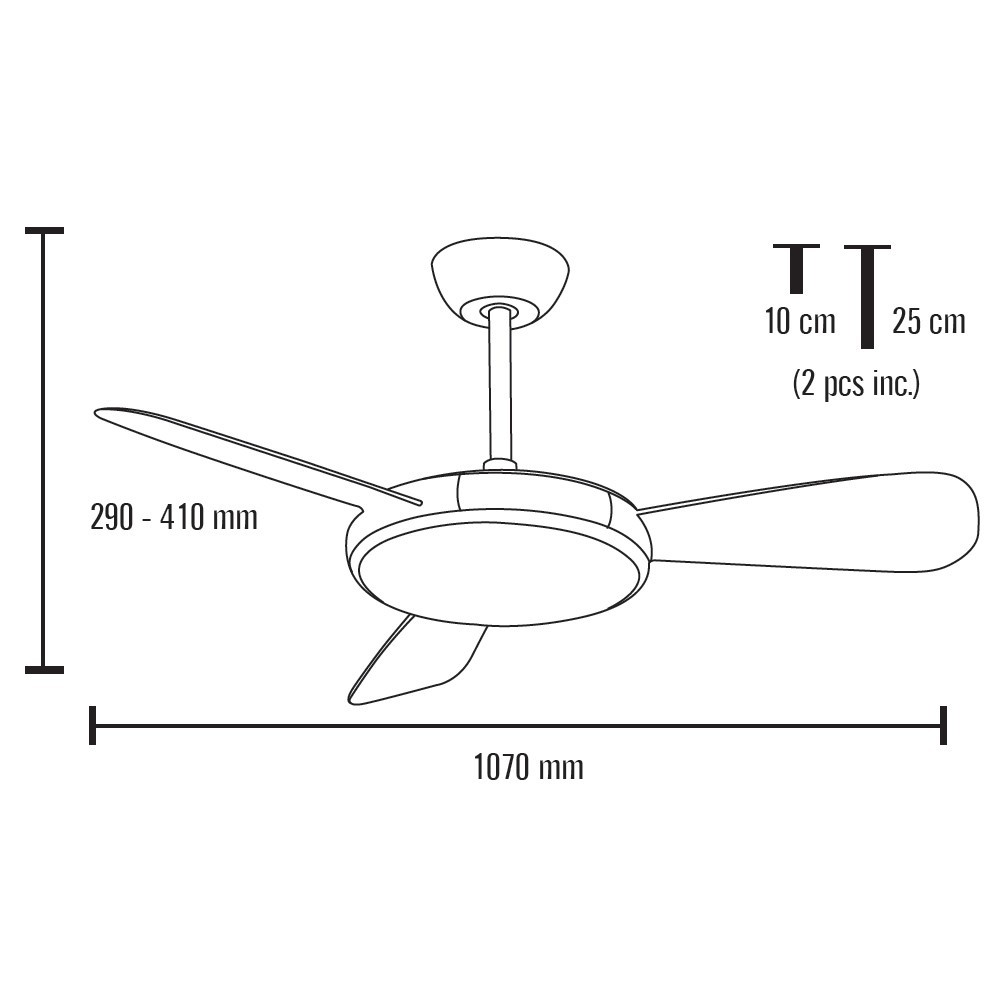 ventilador led leste ventilador led leste