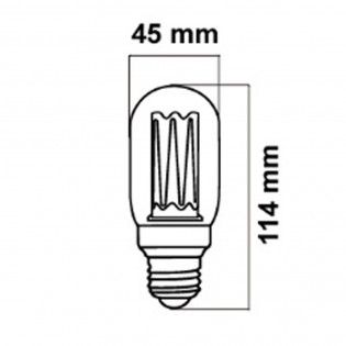 Bombilla decorativa de filamento LED E27