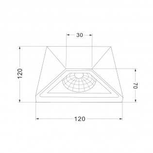 Aplique LED Beekman de exterior (5W)