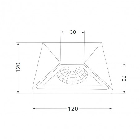 Aplique LED Beekman de exterior (5W)
