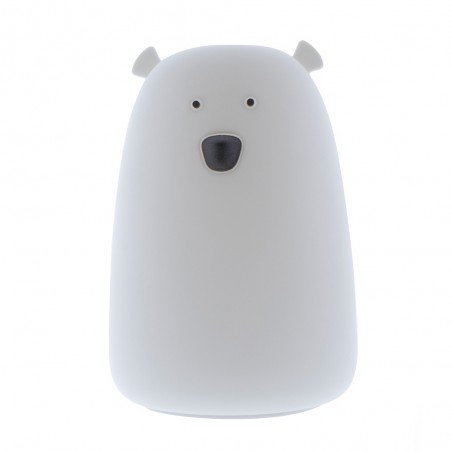 Lámpara de noche infantil LED Oso (Blanco)