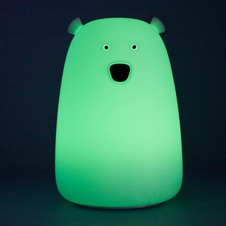 Lámpara de noche infantil LED Oso (Blanco)