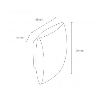 Aplique para exterior Iris LED (8W)