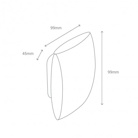 Aplique para exterior Iris LED (8W)