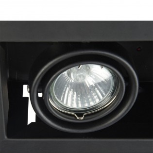 Empotrable de dos luces Metal Modern