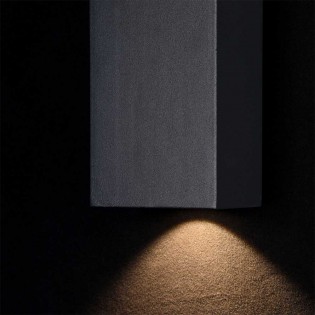 Aplique de pared exterior LED Times Square III (6W)