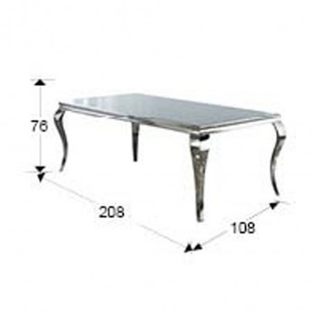 Mesa de comedor Barroque II (208x108)