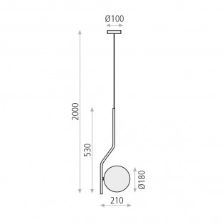 Lámpara de techo Maui