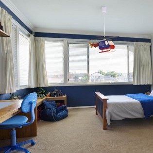 Lámpara infantil Helicóptero Azul