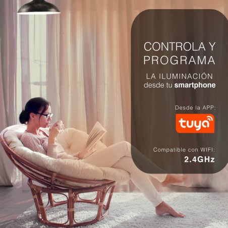 Bombilla inteligente LED E27 (8W)