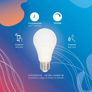 Bombilla inteligente LED E27 (8W)