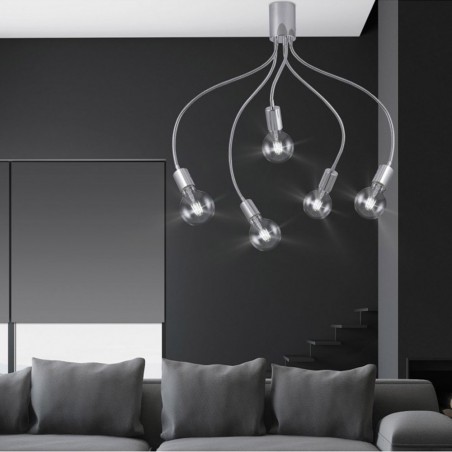 Plafón de techo Melisa (5 luces)